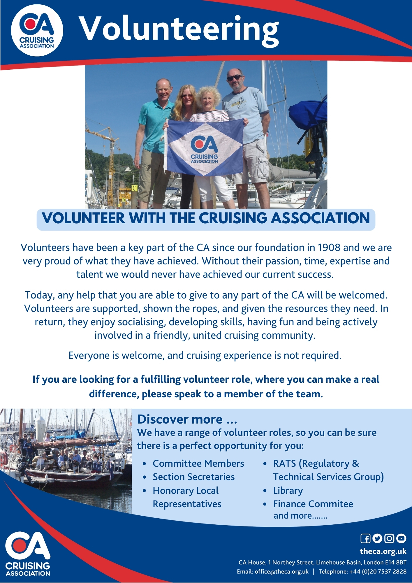 CA Volunteering flyer